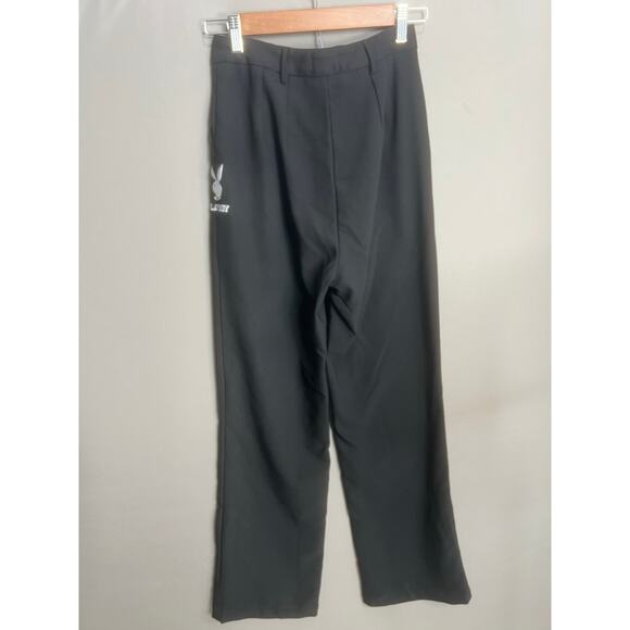 Playboy Pacsun Black Dress Pants Sz XS Work Casual Y2K Comfort Office - Picture 11 of 16